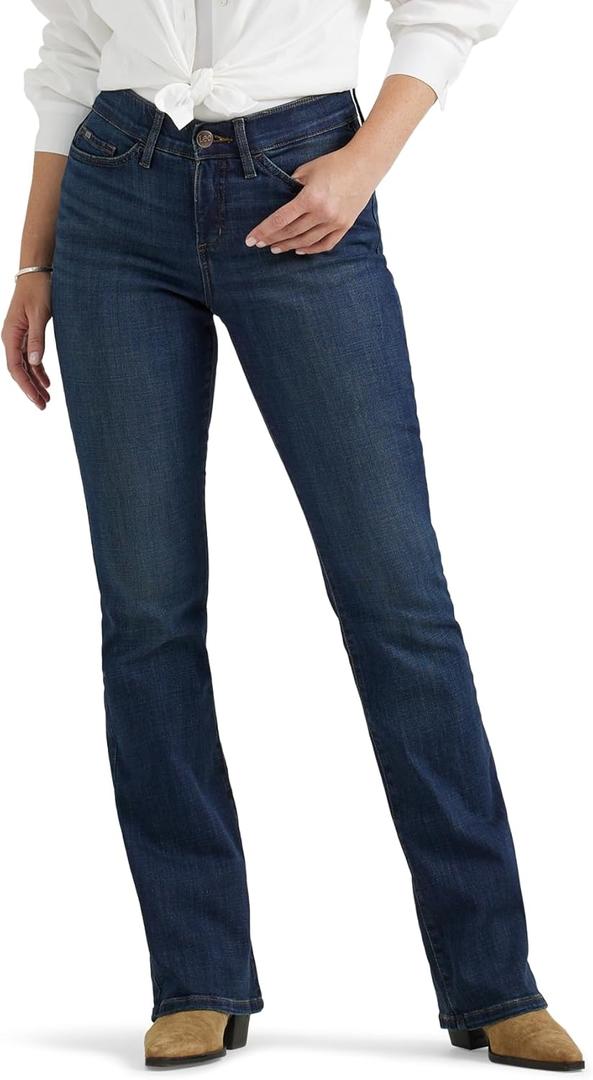 Lee Women's Ultra Lux Comfort with Flex Motion Bootcut Jean (Blue, Size 2)