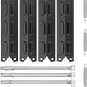Grill Replacement Parts for Kenmore 146.23678310 146.16142210 146.23673310 146.16198211 146.34611410 146.34611410 146.46372610 Gas Grill, Porcelain Steel Heat Plate Shield,Burner Tube Repair Kit
