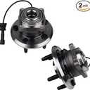 KUSATEC 512440 2PCS Rear Wheel Bearing and Hub Assembly Compatible with for Chevy Equinox, GMC Terrain, 2010 2011 2012 2013 2014 2015 2016 2017, 5 Lug w/ABS