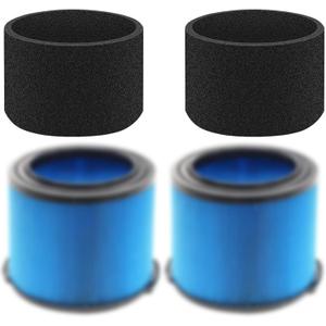 VF3500 Filter Replacement Kit for Ridgid 34.5 Gallon Wet/Dry Shop Vacuums  Includes VF3500 Filters, 26643 Foam Filter Sleeves, Replaces WD4050 WD3050 WD4080 WD4522 4000RV 4500RV WD4070