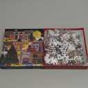 Galison Winter Lights Foil Puzzle, 500 Pieces, 20 x 20  Holiday Jigsaw Puzzle Featuring a Festive City Scene by Joy Laforme  Thick, Sturdy Pieces, Challenging Family Activity, Great Gift Idea