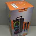 Party Speaker Bluetooth Wireless, Portable Karaoke Speaker with Microphone