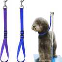 Pet Dog Grooming Loops,2 Pack Adjustable Nylon Restraint Noose Loop, Pet Grooming Arm Accessories Fixed Dog Bathing Safety Tether Straps for Pet Grooming Table Bathtub (Style 2)