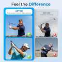Golf Training Aid - Golf Swing Trainer for Backswing.Golf Swing Training Aid to Improve Wrist Hinge, Forearm Rotation & Shoulder Turn, Feel the Correct Swing Mechanics