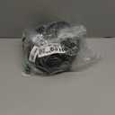 25FT Black Outdoor Extension Cord - Flat Plug, Waterproof SJTW 16Gauge, 125V 13A 1625W 3Prong Grounded Exterior Cord, Cold Weather