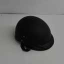 Motorcycle Half Helmet with Sun Visor Motorcycle Helmets for Men Women Helmet for Adult Scooter ATV Cruiser DOT Approved (X-Large, matte black)