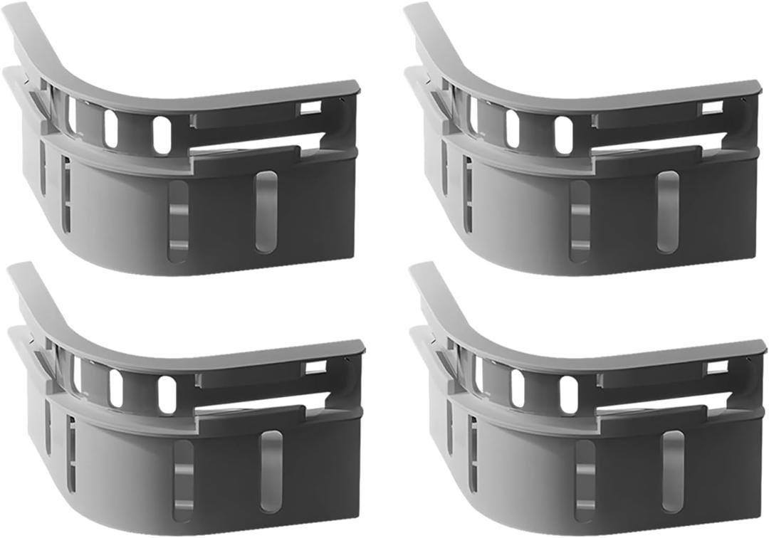Bed Sheet Holder Lock Strips  Secure, Reusable, and Easy-to-Use Bed Sheet Fasteners for a Neat and Comfortable Sleep (Grey)