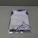 Boys Two Piece Rash Guard Swimsuits Sets Bathing Suits with Trunks 4-12 Years (A2 Navy Blue)