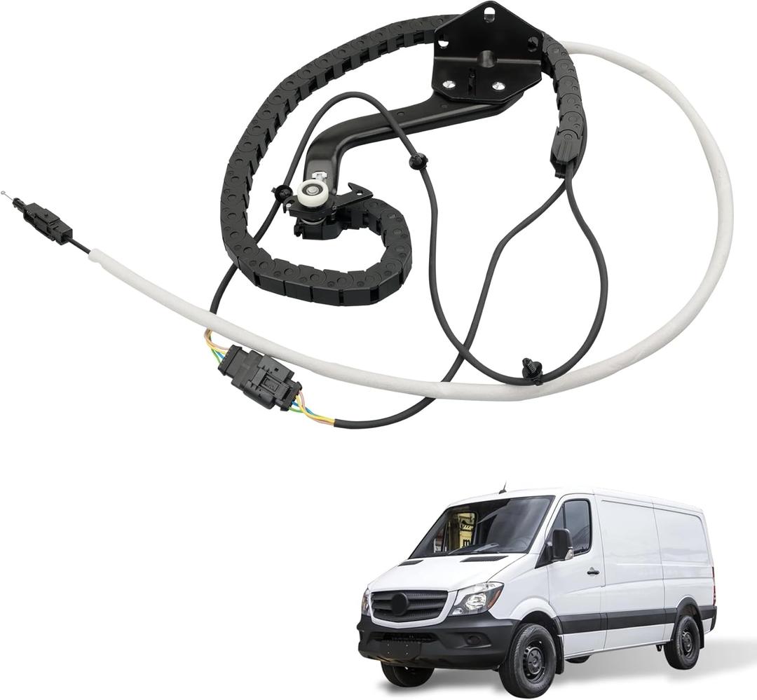 Sliding Door Cable Compatible with Mercedes-Benz Sprinter 2006-2017 Right Electric Door Sliding Cable - Replaces# 9068204169, 9068204100, Electric Pulley Cable