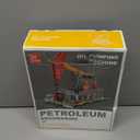 City Gas Station Building JJ9221 Set, 666pcs Modular Chemical Plant Bricks Kit with Storage Tank & Lab, Compatible with Lego City, MOC Display Model for Adults & Kids Age 6+