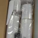 Flickering Flameless Candles Battery Operated with Remote and 2/4/6/8 H Timer Acrylic Led Pillar Candles Pack of 9 (appr D2.3"xH5.5"6.5"7.5")with Realistic 3D Wick Candles for Home Decor(White)