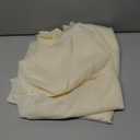 OWENIE Cream Sheer Curtain 96 Inch Long 2 Panels Set, Light Filtering Clear Rod Pocket Soft Sheer Curtain 95 for Bedroom/Living Room, 2Pcs, Each 42" W x 96" L, Cream