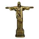 DS. DISTINCTIVE STYLE Metallic Statue of Jesus Figurine 7 Inch Christian Statue Model Bronze Jesus Statues for Home Decoration