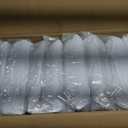 100 White Washable and Removable Universal Wedding Banquet Chair Covers with Polyester Spandex Elastic Sliding Arc Design Chair Covers