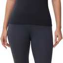 Women Tummy Control Shapewear Tank Tops Seamless Square Neck Compression Tops Slimming Body Shaper Camisole (Black, L)