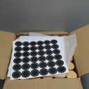 NETANY 36 Pcs Glass Spice Jars with Bamboo Lids, 4 oz Glass Jars with Minimalist Farmhouse Spice Labels Stickers, Collapsible Funnel, Seasoning Storage Bottles for Spice Rack, Cabinet, Drawer