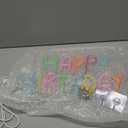 Happy Birthday Neon Sign for Wall Decor, Colorful Happy Birthday Neon Lights, LED Birthday Neon Light for Backdrop, Neon Birthday Signs for Bedroom Bar Cafe Party Any Ages Bday Celebration Decoration