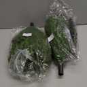 Artificial Topiary Bushes for Outdoors with Spike, Boxwood Ball Fake Shrubs UV Resistant Faux Plants for Indoor Outdoor Fall Thanksgiving Halloween Decor (Cedar Topiary Ball Trees)