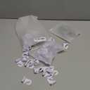 60 Drop Ceiling Hooks for Classrooms & Offices, White Heavy Duty Ceiling Hooks for Hanging Plants & Decorations, Metal T-Bar Hooks for Suspended Drop Ceiling Tiles