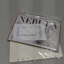 MultiBey A5 Binder 6-Ring Frosted Acrylic Binder Planner Cover with 45 Sheets Lined Paper, Personal Loose Leaf Binders, Gold Metal Round Rings a5 Planner Budget Binders, Lay Flat Design