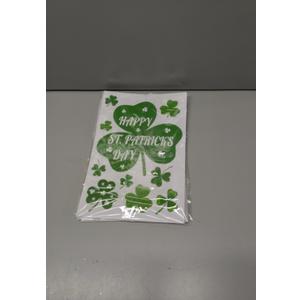 3 x 4Es Novelty 115 PCS St. Patricks Day Window Clings (9 Sheets)  Green Shamrock Window Clings for Glass, St Patricks Day Window Decorations & Irish Home Decor