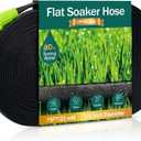 Soaker Hose 75ft for Garden Beds, Drip Irrigation Hose Saves 80% Water, Leak Proof Sprinkler Hose For Garden, Lawn, Flower Bed, Vegetable Field (75FT)