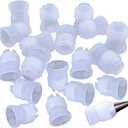 30 Pack Plastic Standard Couplers Cake Decorating Coupler Pipe Tip Coupler for Icing Nozzles,Cake Baking Tools Accessories