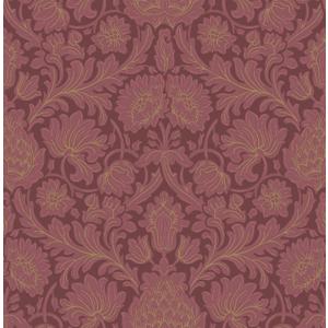 Brewster Home Fashions Bamburg Red Floral Wallpaper
