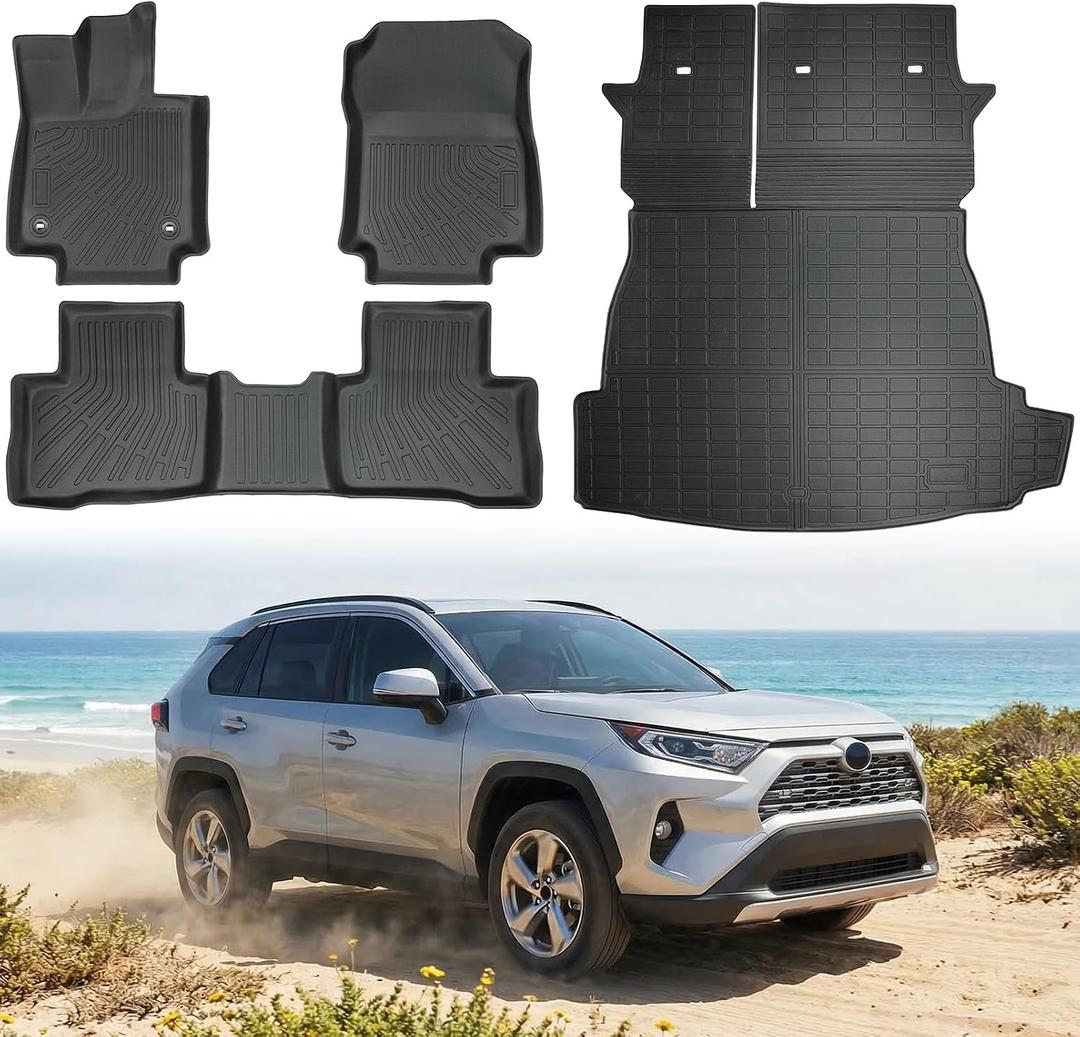 Car Floor Mats for 2025 Toyota RAV4 PHEV Accessories