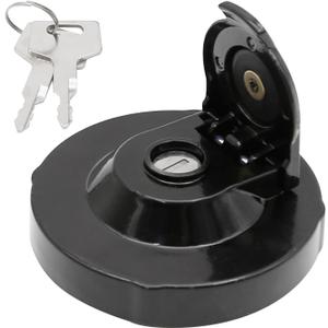 VIKKSAER 1552100500 Fuel Cap w/ 2pcs Keys, Replacement for Takeuchi Excavators Track Loaders TB014 TB015 TB016 TB125 TL26 TL120 TL126 TL130 TL140 TL150 TL220 TL230 TL240 TL250, Replaces 15521-00500