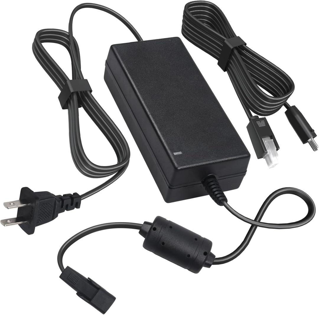 Sigely Adjustable Bed Base Power Supply Adapter Kit, Compatible with Tempurpedic Ergo Extend Sealy Ease Serta, Includes 2M Power Cable Replacement Set