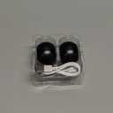 2Pack Portable Mini Speakers, Bluetooth Tiny Speakers,Wireless Micro Speaker for Phone/PC/Tablet, Rechargeable Battery, Built-in Microphone, Cute Mini Speaker with Strap to Carry, Black