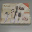 Shark Glam Ceramic & Powerful Air Styling & Drying System, with Silki Straightener & Shark Glossi Air Glosser, for Drying, Curling, Straightening & Glossing with Diffuser, HD6052S (Curly & Coily Hair)