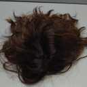 Brown Highlight Short Wavy Wig for Women Lace Hairline Bob Style Synthetic Heat Resistant - Natural Appearance for Everyday Hairstyle 14 Inch