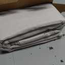 MIULEE Beige Rectangle Linen Polyester Tablecloth with Decorative Cutouts Waterproof Stain Resistant & Shrink-Proof Table Cloth 60x144 inch Farmhouse Style for Dining Wedding Party and Outdoor Picnics