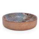 Handmade 8 x 2" Decorative Mango Wood Snack Serving Bowl For Dry Fruits Chips Coffee Table Countertop Display Key Bowl Tableware Kitchen Living Room Home Decor Accents Dinnerware