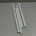 Tension Curtain Rod 30 to 64 Inch White Curtain Rod Adjustable Expandable Spring Tension Curtain Rod No Drilling 7/8" Spring Loaded Curtain Rods for Windows Bedroom Closet Doorway Door