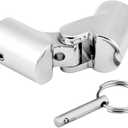 Heavy Dudy Marine Swivel Pipe Connector,Stainless Steel 316 Folding Swivel Connector Boat Rail Tube Pipe Fittings For22/25mm OD Tube/Pipe