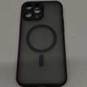 TOCOL for iPhone 13 Pro Max Case, Compatible with Magsafe, Full Camera Protection, Built-in Magnetic Ring, Translucent Matte Phone Case for iPhone 13 Pro Max 6.7 inch (Black)