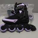 Inline Skate Women Men - COSMOID Move Professional Roller Skates Blades Adult Male Female, Indoor Outdoor and Fitness Black&Purple, Size Men 8/Women 9