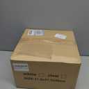 12" to 6" White Buffet Risers with Mini Sign and Makers, Large Food Risers for Buffet Table, Display Shelf Stands for Party, Catering, Dessert, Jewelry Collectibles, Nesting Cube Boxes with Hollow Bottoms Set, White(12",10",9",8",7.5",7",6.8",6")