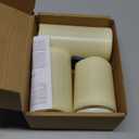 Homemory 3 Pack Flameless Candles, Outdoor Waterproof, Battery Operated LED Pillar Candles with Remote Control and Timer, Plastic, Long Lasting456