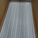 Wall Control Pegboard 16in x 32in Horizontal White Metal Pegboard Tool Board Panel