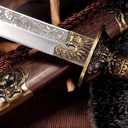 OYZ Katana Sword,Japanese Samurai Sword,1095 High Carbon Steel Katana,Handmade,Chinese Sword Folded Steel