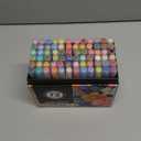 NICETY 72 Colors Acrylic Paint Markers  Water-Based Acrylic Paint Pens with Brush Tip (16mm) and Automatic Ink Control for Rock, Fabric, Wood, Glass, Canvas, and Crafts