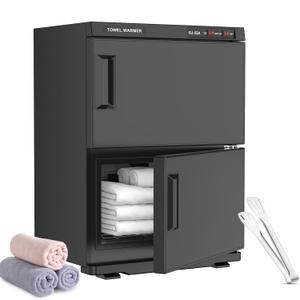 ADVWIN 32L Hot Towel Warmer Cabinet, Towel Warmer for Spa Salon, Professional Large Capacity Towel Double Cabinet for Bathroom, Esthetician