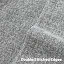 FUTEI Cream Chenille Decorative Throw Pillow Covers 20x20 Inch Set of 2,Soft Chenille Jacquard Textured Cushion Case,Modern Home Decor for Couch Living Room