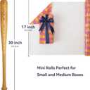 5 x Birthday Wrapping Paper Roll, Mini Roll-17 Inches * 32.8 Feet, Wrap Paper for Girls Women Grandma, for Birthdays, Kid's Birthday Party, Baby Girl, Baby Shower, Newborn, New Moms or Parents, 1 Roll