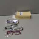 Gaoye Professional Reading Glasses for All Day - Computer Readers with Blue Light Protection - Value Pack (Bold Fusion)