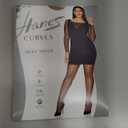 Hanes Curves Control Top Sheer Toe Silky Sheer Pantyhose with Wicking Cool Comfort, Nude, Size 3X  4X (Pack of 1)